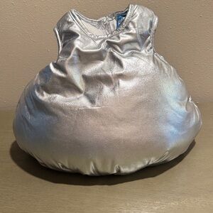 Hershey's Kisses Metallic Silver Infant Dress size 6-12M